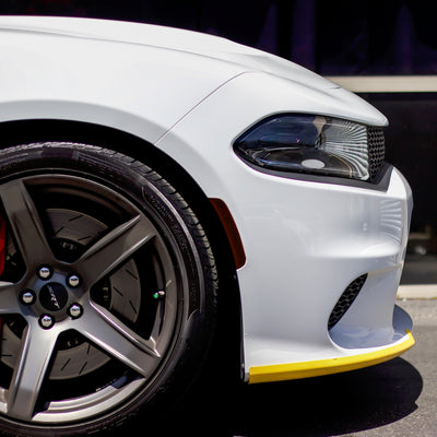 Smoked Front Side Reflector Tint Overlays - Smoke Tint | 2015-2022  Dodge Charger