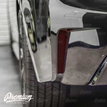 Smoked Rear Bumper Reflector Overlay - Smoke Tint | 2020-2022 Toyota Corolla Sedan