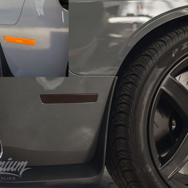 Front Side Reflector Tint Overlays – Smoke Tint | 2015–2023 Dodge Challenger