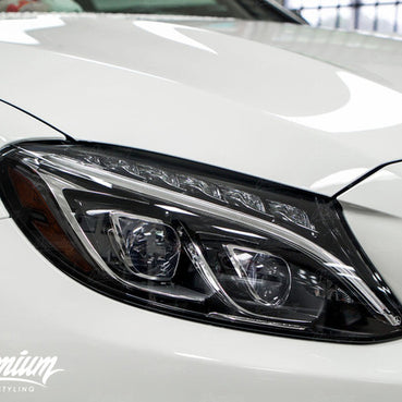 2015-2018 Mercedes Benz C63 Headlight Amber Delete 