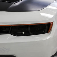 Headlight Tint Overlays - Smoke Tint | 2014-2015 Chevy Camaro