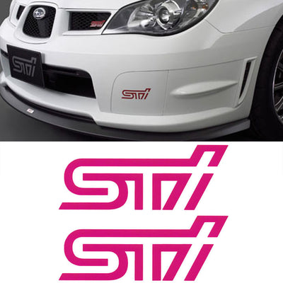 STI Logo Decal | 6 inch - Set of 2 (Choose Your Color)