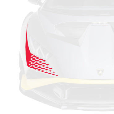 Lamborghini Huracan STO Vinyl Replica Graphics Kit- RED