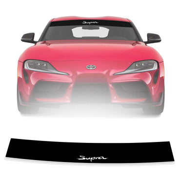 2020-2026 Toyota Supra Windshield Banner - Universal Fit
