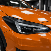 Subaru Crosstrek 2018-2022 (Limited/Hybrid) | Headlight Amber Delete w/Eyelid Overlay Gloss or Satin Black