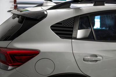 American Flag Quarter Window DECAL