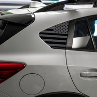 American Flag Quarter Window DECAL