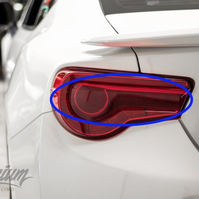 v2 Full Red Tail Light Overlays | 2017-2020 SUBARU BRZ & TOYOTA GT86