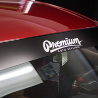 Premium Signature Window Banner ( Satin Black / White )