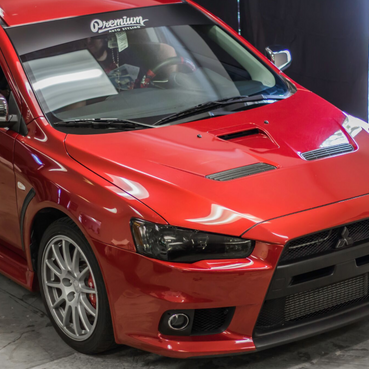 Premium Signature Window Banner ( Satin Black / White )