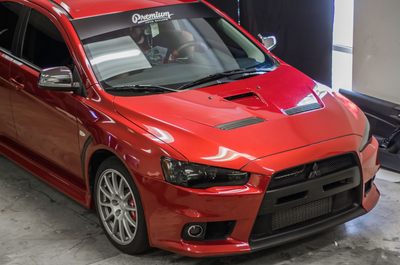 Premium Signature Window Banner ( Satin Black / White )