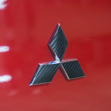 2008-2015 EVO X Mitsubishi Emblem Diamond Overlay Kit