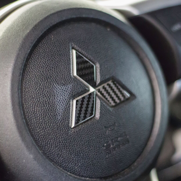 2008-2015 EVO X Mitsubishi Emblem Diamond Overlay Kit 