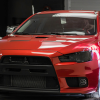 2008 - 2016 Evolution X Smoked Headlight Tint Kit