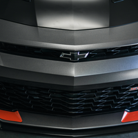 Front Bumper Bumper Fang Accent Vinyl Overlay - Gloss Red Wrap | 2016-2018 Chevy Camaro