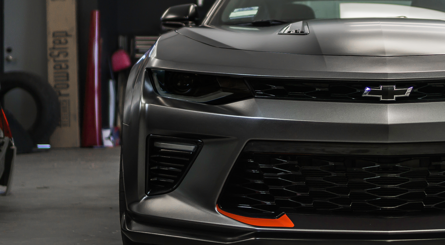 Smoked Head Light Overlays (2016 - 2018 Chevy Camaro)