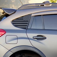 American Flag Quarter Window DECAL (2012-2017 Crosstrek XV)