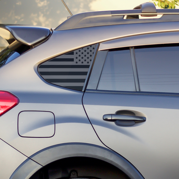 American Flag Quarter Window DECAL (2012-2017 Crosstrek XV)