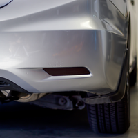 Smoked Tinted Rear Bumper Reflectors | 2013-2015 Honda Civic Sedan