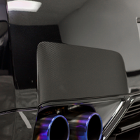 Rear Bumper Accent Exhaust Guard Vinyl Overlays | 2009-2016 Nissan GTR