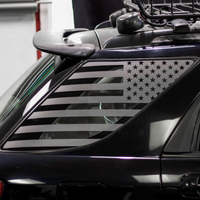 American Flag Quarter Window DECAL Set (2002-2007 Impreza WRX Wagon)