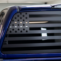 American Flag Rear Driver Window DECAL (2016-2024 TITAN XD)