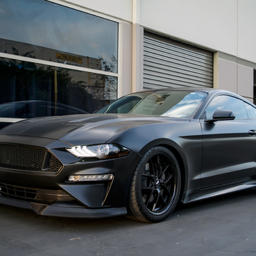 Headlight Amber Delete -Gloss Black or Smoke Tint | 2018-2023 Ford Mustang
