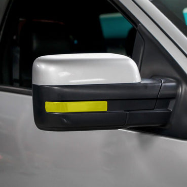 Mirror Reflector Smoke Tint Overlays | 2010-2014 Ford Raptor