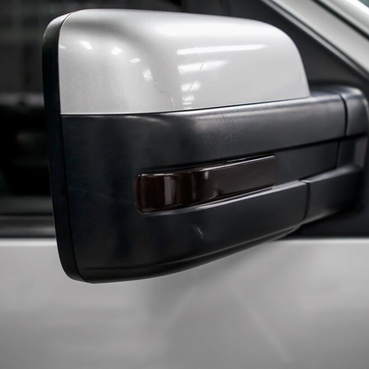 Mirror Reflector Smoke Tint Overlays | 2010-2014 Ford Raptor