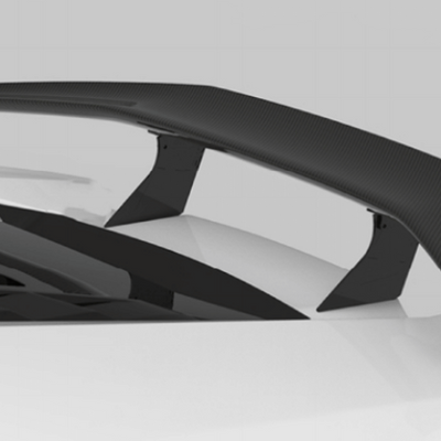 Lamborghini Huracan LP610-V2 Solid Leg Rear Wing