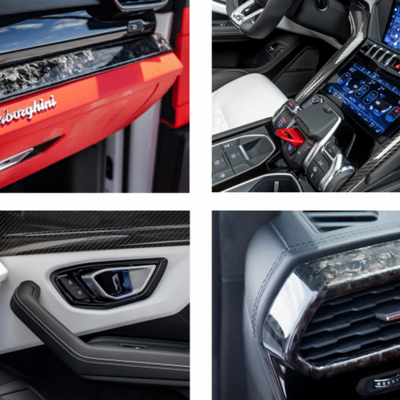 Lamborghini Urus-Interior A/C Vents includes 3 A/C vent trims