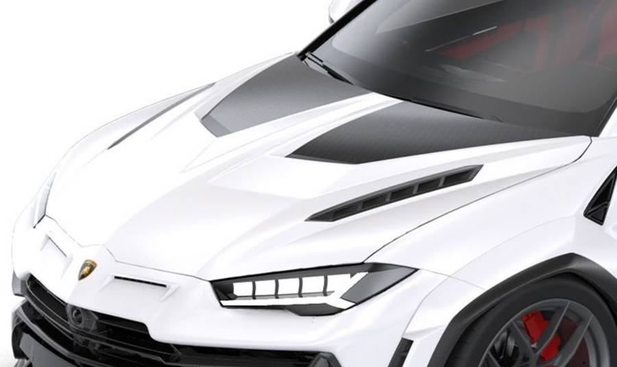 Lamborghini Urus-Race Hood (Version 2.0) - Twill Carbon / Original Urus
