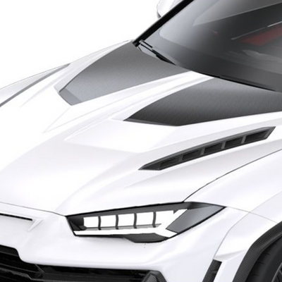 Lamborghini Urus-Race Hood (Version 2.0) - Twill Carbon / Original Urus