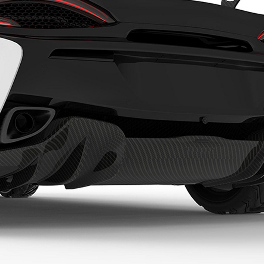 McLaren 570S-Rear Diffuser - Twill Carbon / 570S/GT, 540C