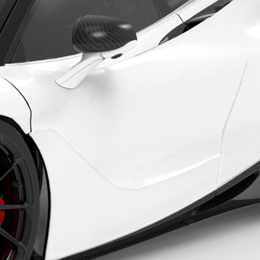 McLaren 720S-Door Entrance Covers - Twill Carbon / 720S, 750s, 765