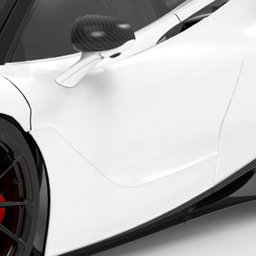 McLaren 720S-Door Entrance Covers - Twill Carbon / 720S, 750s, 765