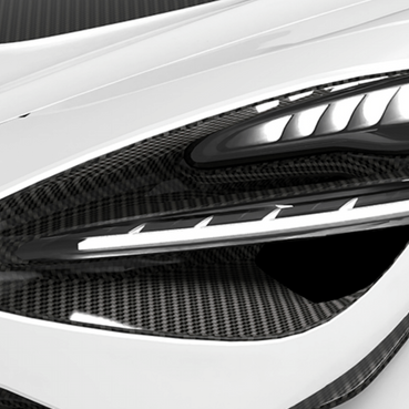 McLaren 720S-Headlight Covers - Twill Carbon / 720S, 750s, 765