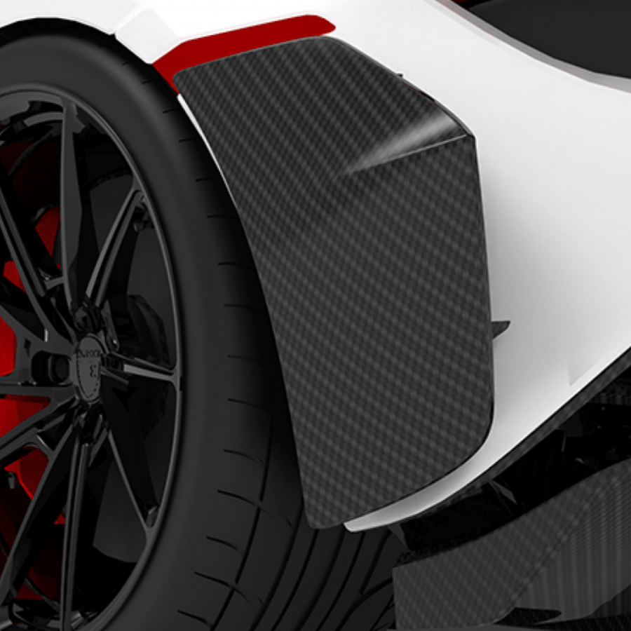 McLaren 720S-Rear Bumper Flaps