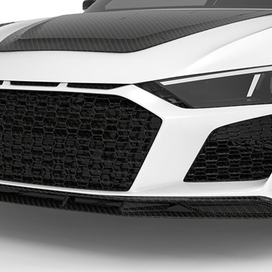 Audi R8 V10 MK2-Front Aero Lip Gen 2 (2020 R8) - Twill Carbon / 2020 R8, Spyder
