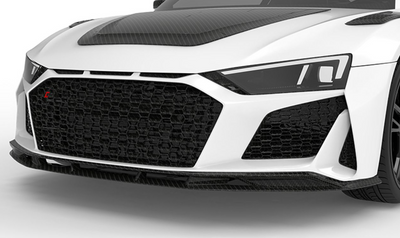 Audi R8 V10 MK2-Front Aero Lip Gen 2 (2020 R8) - Twill Carbon / 2020 R8, Spyder
