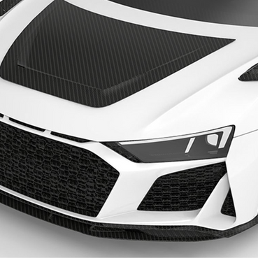 Audi R8 V10 MK2-Hood - Twill Carbon / Fits 2020 R8, R8 2016-2019, Spyder