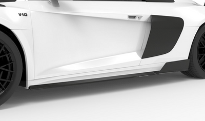 Audi R8 V10 MK2-Side Skirts - Twill Carbon / R8 2016-2019 only