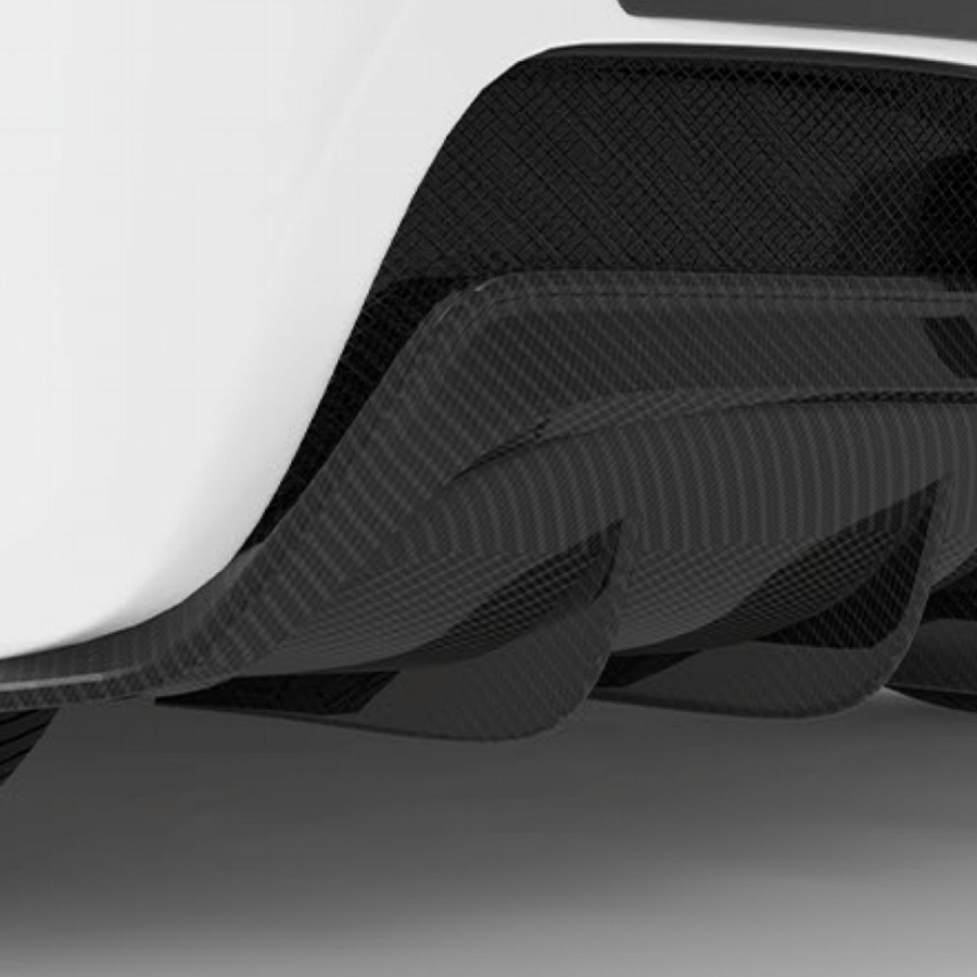 Ferrari 488-Rear Diffuser Upper Add