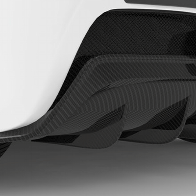 Ferrari 488-Rear Diffuser Upper Add