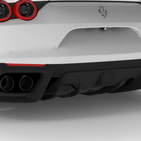 Ferrari 812 GTS-Rear Diffuser w/ Integrated Rear Trim - GTS Specific