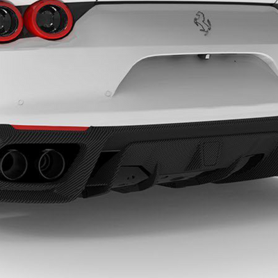 Ferrari 812 GTS-Rear Diffuser w/ Integrated Rear Trim - GTS Specific