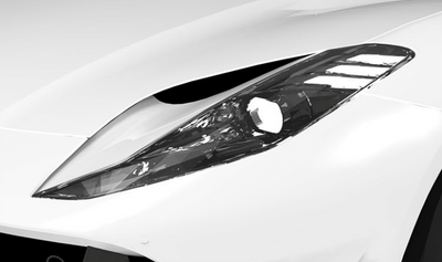 Ferrari 812 Superfast-Headlight Covers - 1x1 Carbon Fiber / 812 Superfast, does NOT fit the GTS