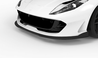 Ferrari F8-Front Aero Lip - 1x1 Carbon Fiber / Ferrari F8