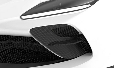 Ferrari F8-Front Bumper Inserts - 1x1 Carbon Fiber / Ferrari F8
