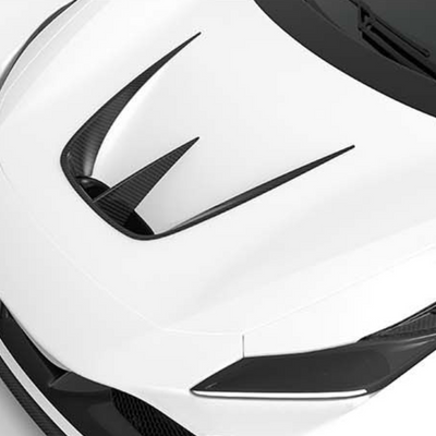 Ferrari F8-Hood Vent - 1x1 Carbon Fiber / Ferrari F8